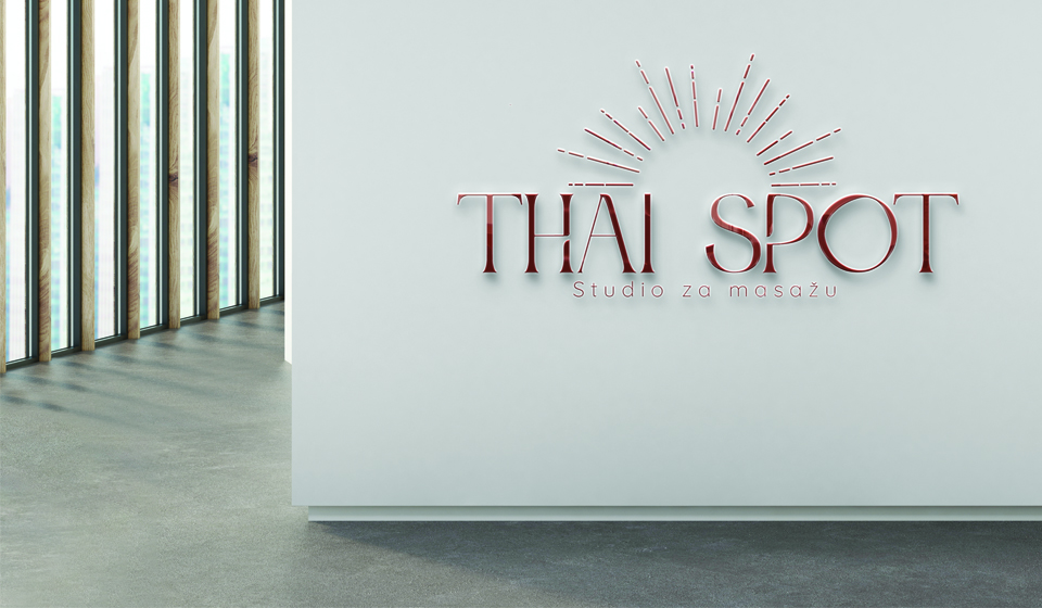 Thai Spot, logotip restorana, rad polaznika Teodora Marinković