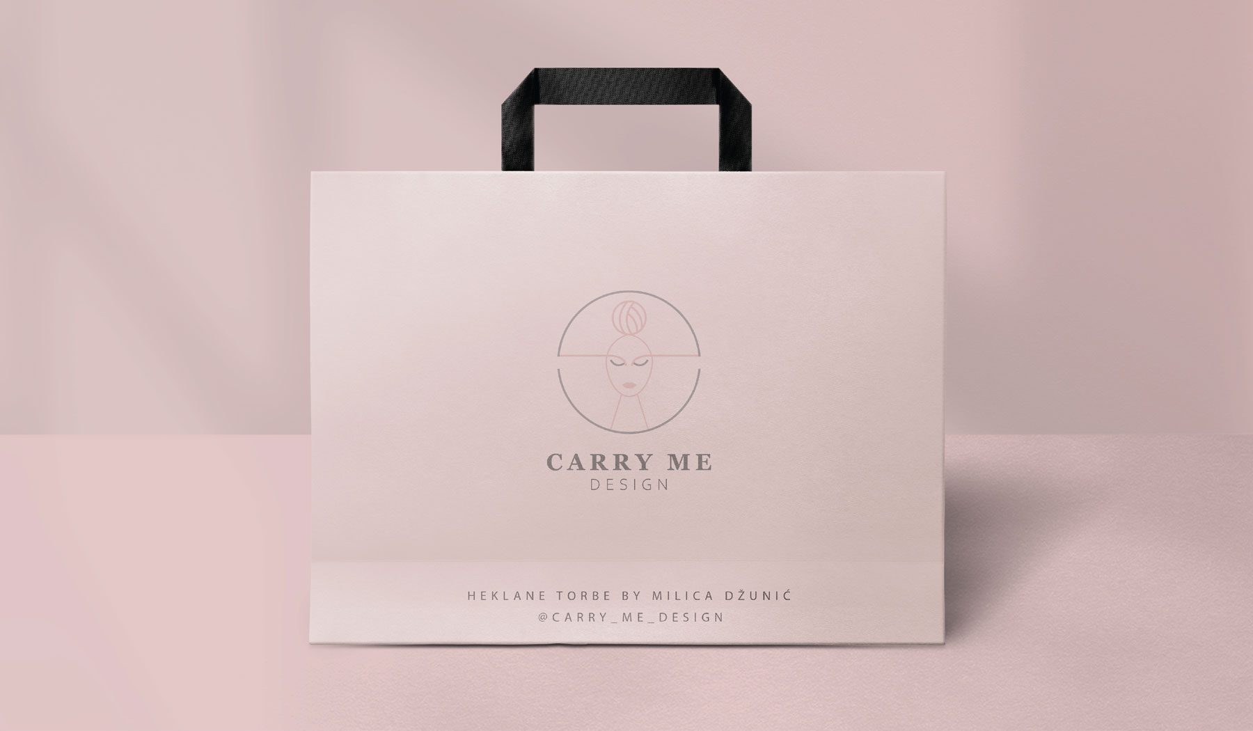 Carry Me Design, znak i logotip, rad polaznika Merima Bedić