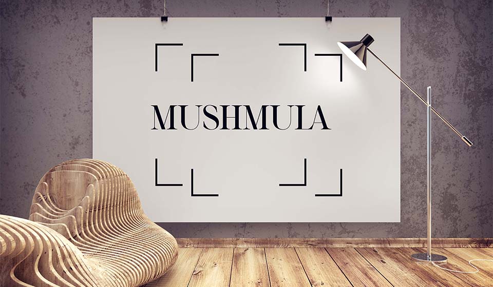 Mushmula, znak i logotip, rad polaznika Sabina Teparić
