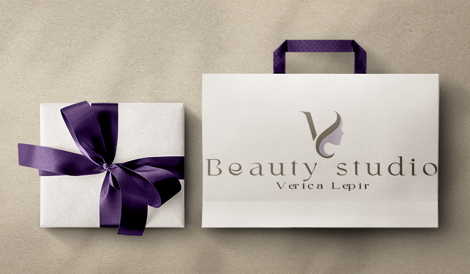 Beauty studio Verica Lepir, znak i logotip, rad polaznika Jovana Živković